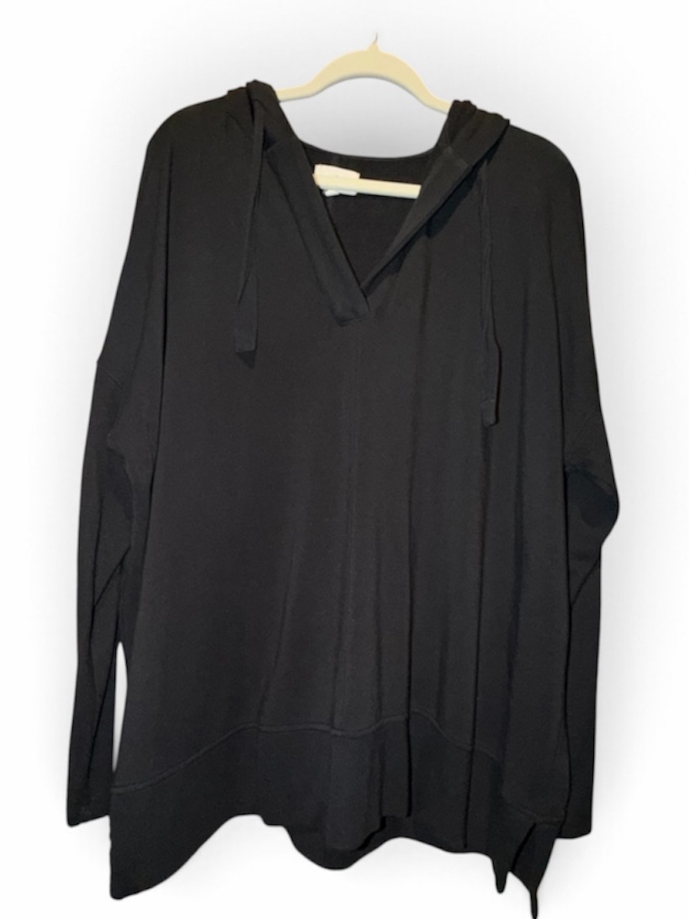 Lou & Grey Sz L Black Hoodie Sweatshirt